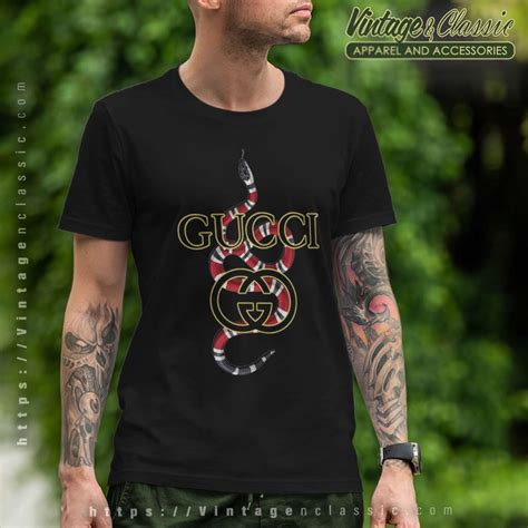 gucci snake t shirt fake|gucci shirt snake collar.